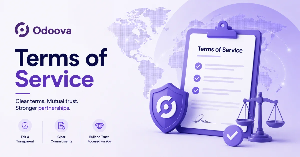 Terms of service agreement