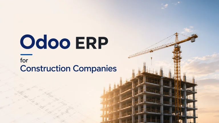 Odoo ERP for Construction Companies